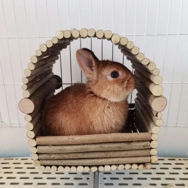 Ornamental Hamster House Weaving Hut Chinchilla Hut Bur-free Large Space Chinchilla Nest Hamster Hideout Habitat - Image 4