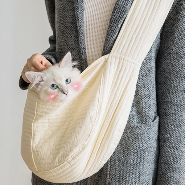 Outdoor Puppy Carrier Bag Carrier Bag Cat Carrier Bags Out Crossbody Shoulder Bag Portable Cat Dog Sling Bag Pet Carrying Suppli - Image 2