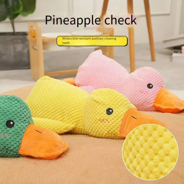 Dog Toy Stomping Duck Bite Resistant Grinding Teeth Cleaning Large Dog Interactive Entertainment Puppy Boredom Pet Plush Toy - Image 3