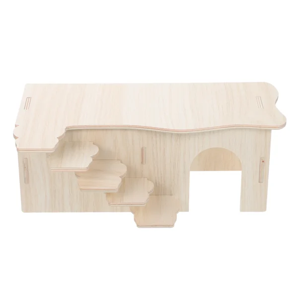 Multi Room Maze Toy Wooden House For Pets Guinea Pigs Decorative Nest Mouse Hideout Hamster Cages Pet Products - Image 4