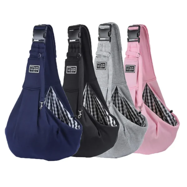 Adjustable Folding Pets Carrier Sling Breathable Pet Outing Bag Shoulder Crossbody Cat Bag Pet Dog Carrier Outdoor Travel - Image 2