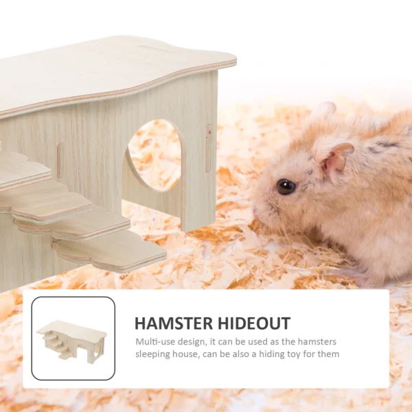Multi Room Maze Toy Wooden House For Pets Guinea Pigs Decorative Nest Mouse Hideout Hamster Cages Pet Products - Image 6
