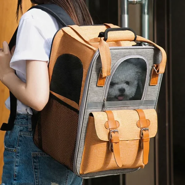 Pet Backpack Cat Carrier Bags Fashion Outdoor Travel Backpack for Cat Small Dogs Transport Backpack Carriers Cat Supplies - Image 3