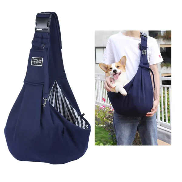 Adjustable Folding Pets Carrier Sling Breathable Pet Outing Bag Shoulder Crossbody Cat Bag Pet Dog Carrier Outdoor Travel - Image 3