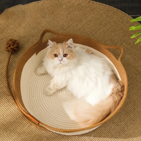 Kitten Summer Houses for Cats Accessories Things Bed Pet Products Dog Basket House Supplies Mat Beds Habitats Goods Cushions - Image 4