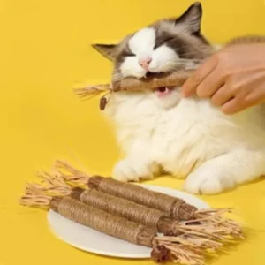 Cat Toy Chew Sticks, Pet Bite Toys, Cat Teething Sticks, Cat Teasing Sticks, Pet Supplies