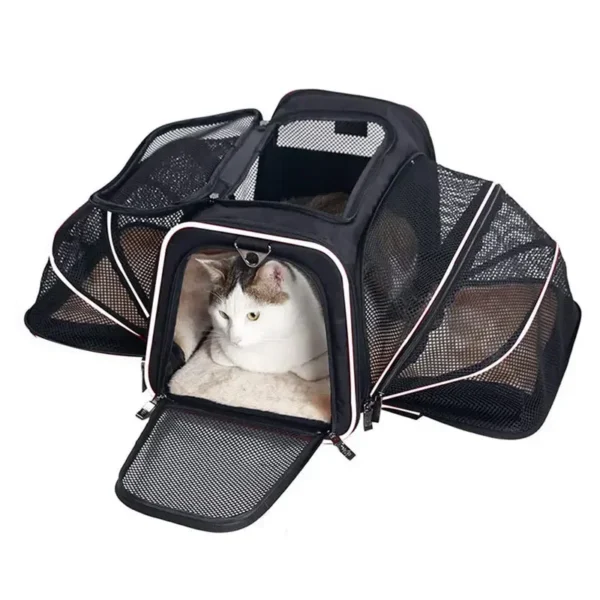 Pet Carriers Backpack Portable Breathable Foldable Shoulder Bag Cat Dog Carrier Bags Outgoing Travel Pets Handbag Transport Bag - Image 2