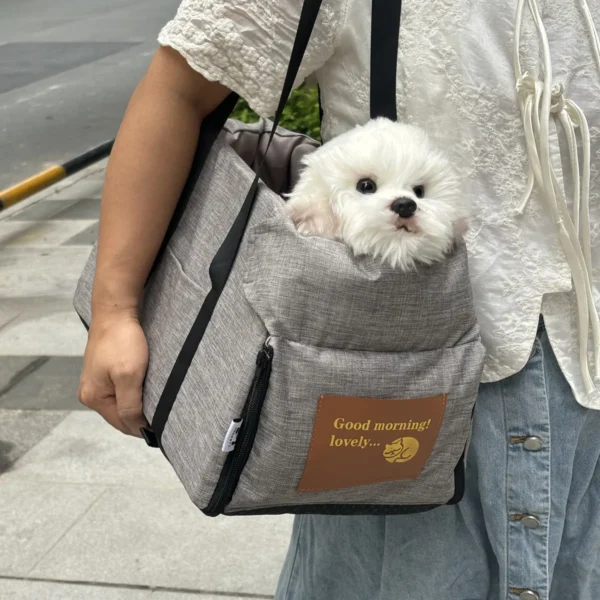 Dog Car Seat for Small Dog Center Console Seat Pet Booster Seat for Car Puppy Portable Dog Carrier for Cats Safety Travel Bag - Image 4