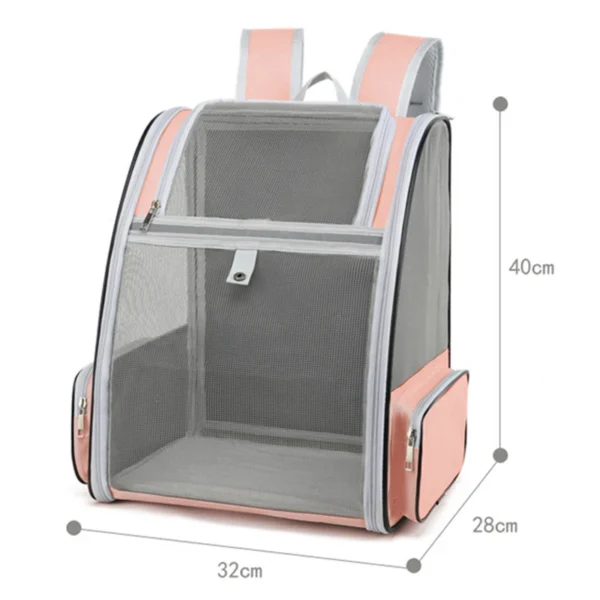 Pet Cat Carrier Bag Outdoor Travel Backpack for Cats Small Dogs Breathable Cat Carrying Bag Suitable for Cats Within 6kg - Image 6
