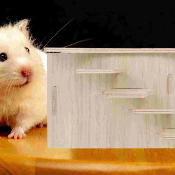 Multi Room Maze Toy Wooden House For Pets Guinea Pigs Decorative Nest Mouse Hideout Hamster Cages Pet Products - Image 5
