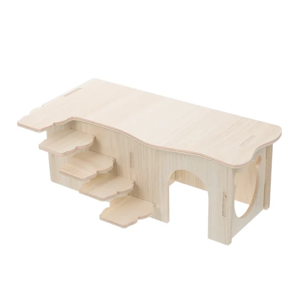 Multi Room Maze Toy Wooden House For Pets Guinea Pigs Decorative Nest Mouse Hideout Hamster Cages Pet Products