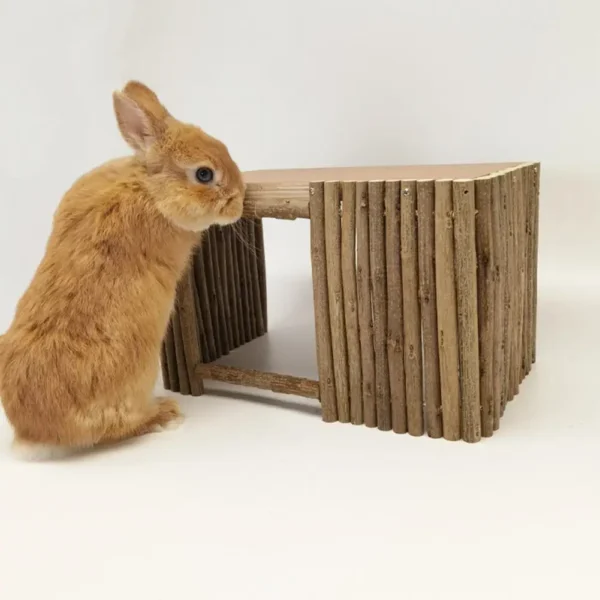 Ornamental Hamster House Weaving Hut Chinchilla Hut Bur-free Large Space Chinchilla Nest Hamster Hideout Habitat - Image 6